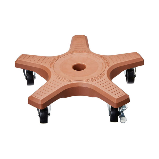 PSN18430 Down Under Plant Caddie, Terra Cotta, 16in diameter