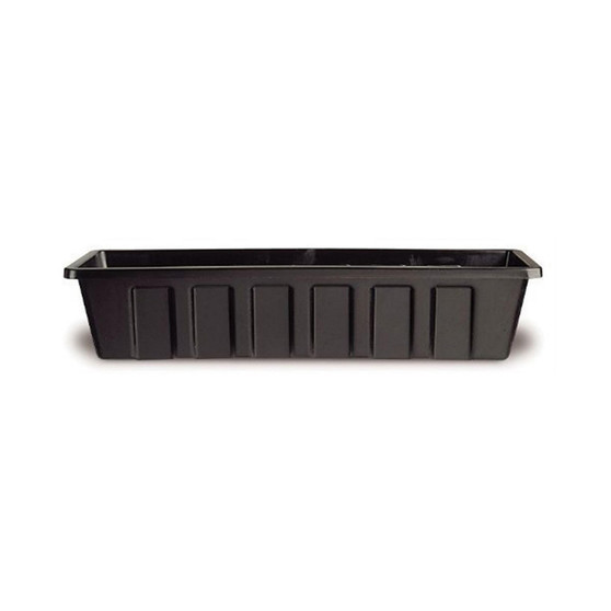 Manufacturing Polypropylene Flower Box Planter/Liner, Black, 30" L