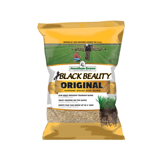 (#10317) Black Beauty Original Grass Seed, 15 lb bag