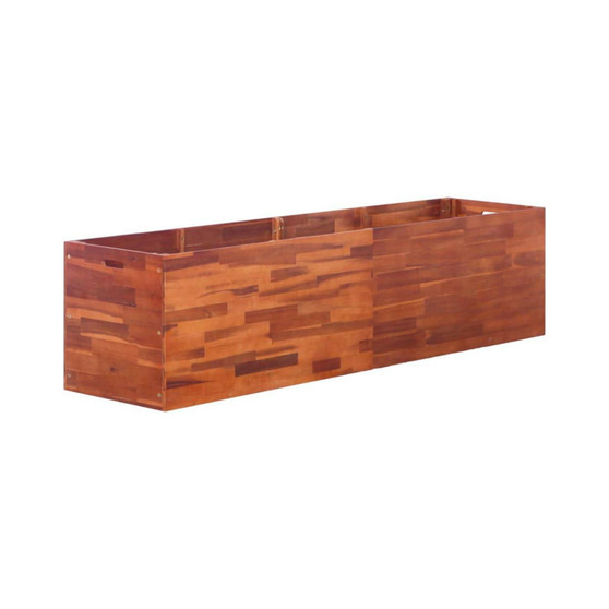 Garden Raised Bed Acacia Wood 78.7"x19.7"x19.7"