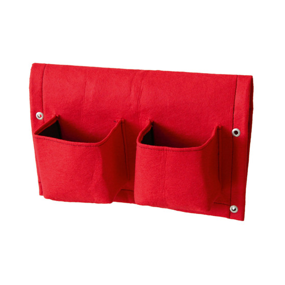 Rail Planter 4 Pocket - Red Pack of 3