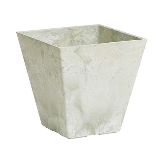 ArtStone 35126 Ella Square Planter  Art Stone Mint 12 Inch