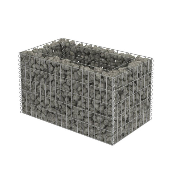 Gabion Raised Bed Galvanized Steel 35.4"x19.7"x19.7"