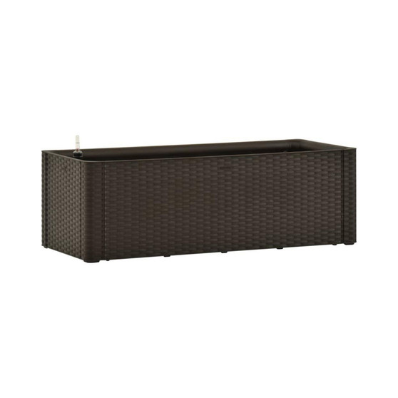 Garden Raised Bed with Self Watering System Mocha 39.4"x16.9"x13"