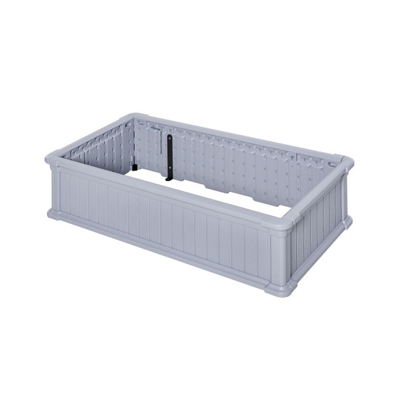 48.5" Plastic Cultivation Bed Flower Veggie Planter for Garden