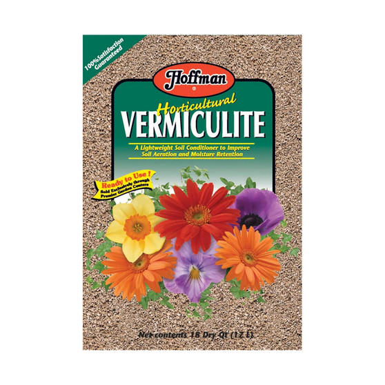 Hoffman 16004 Soils and Ammendments Horticultural Vermiculite, 18 Qrts