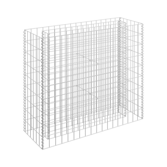 Gabion Raised Bed Galvanized Steel 35.4"x11.8"x35.4"