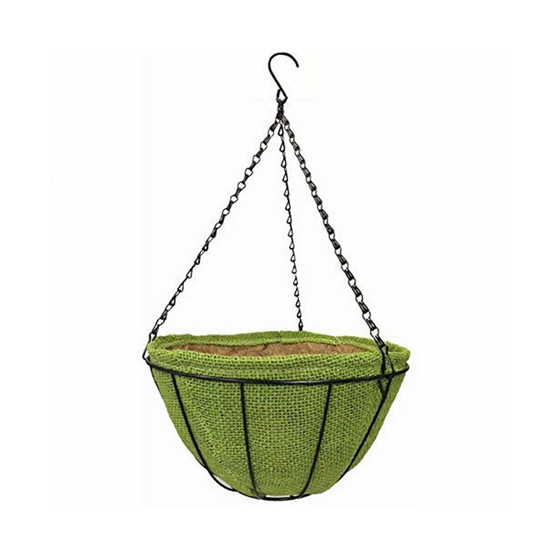 GSALDJ214 Hanging Basket with Jute Coco Liner, 14