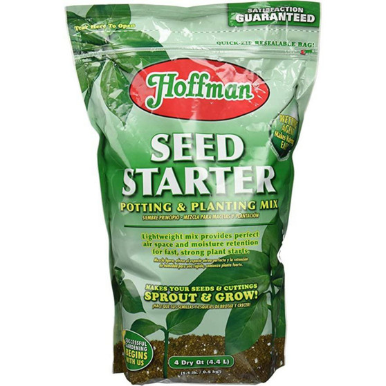Hoffman A H  Inc/Good Earth Seed Starter Potting Mix, 4qt