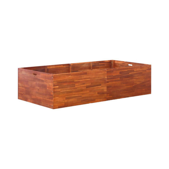 Garden Raised Bed Acacia Wood 78.7"x39.4"x19.7"
