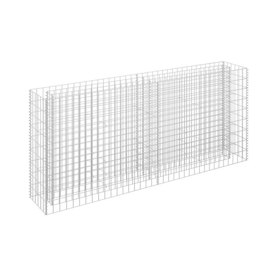 Gabion Raised Bed Galvanized Steel 70.9"x11.8"x35.4"