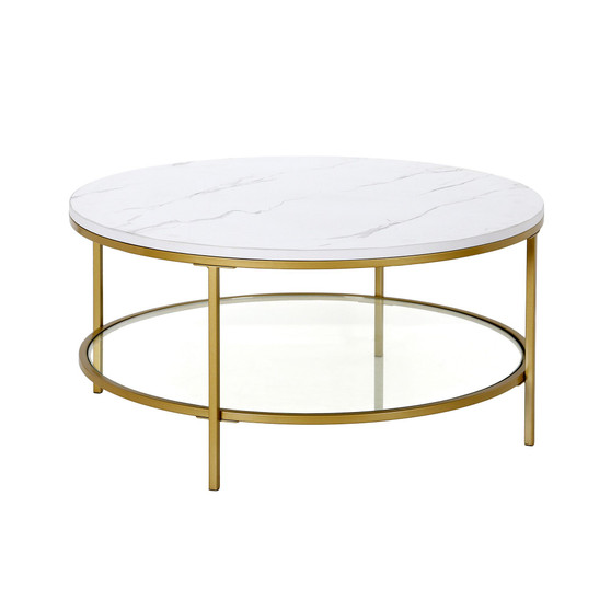 Sivil 36" Round Coffee Table