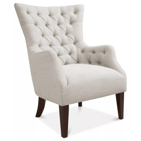 Adelyn Button Tufted Wing Back Chair