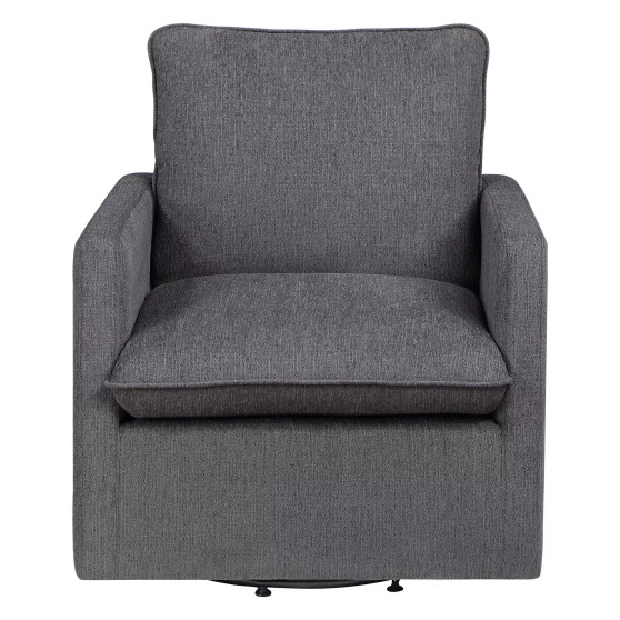 Lilia 34.5" Cushion Back Swivel Chair