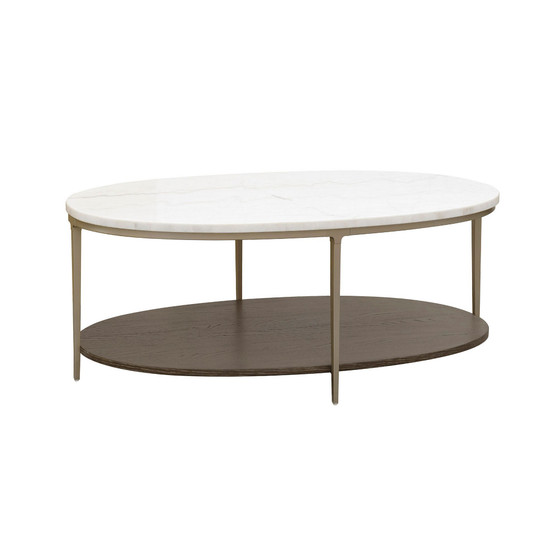 Drew & Jonathan Boulevard Oval Cocktail Table