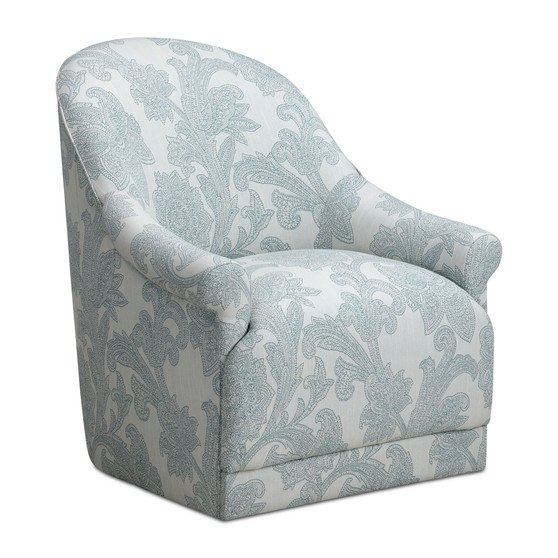 Marick Fabric Swivel Chair, Created for Macy's