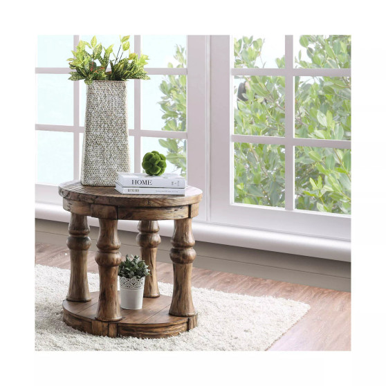 Sault Creek Round End Table