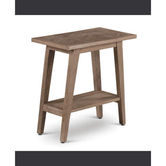 Milani 13" Wide x 18" Deep, Solid Mango Chairside End Table