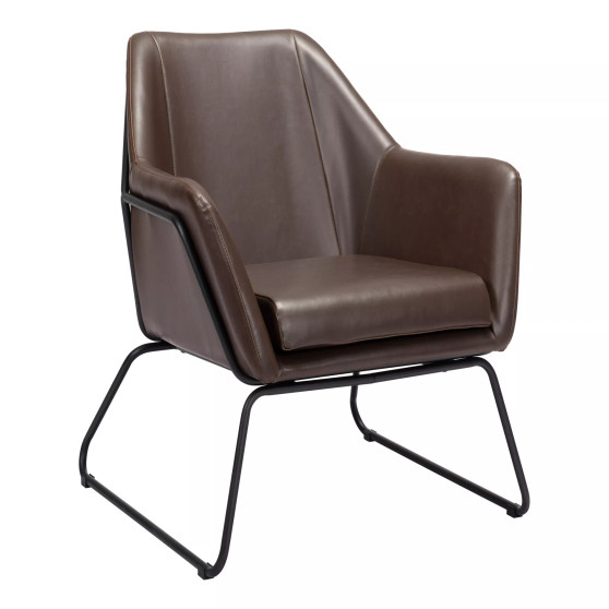 31.5" Jose Angular Shape Accent Chair