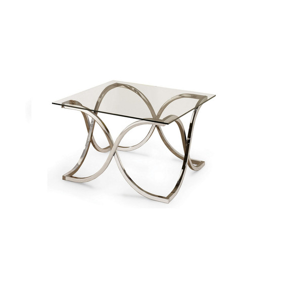 Claudio Coffee Table with Tempered Glass Top