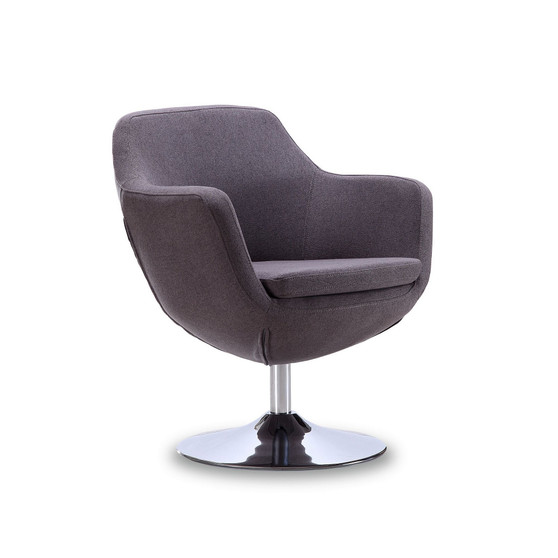 Caisson Swivel Accent Chair