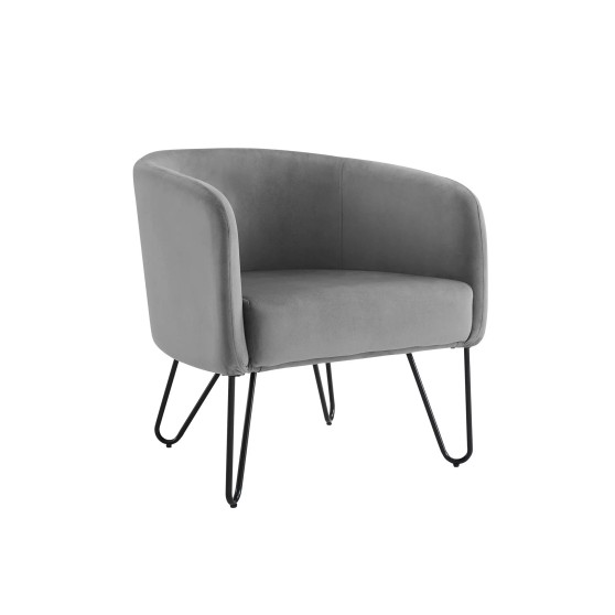 Parkway Velvet Accent Chair
