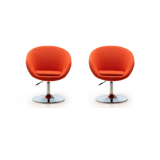 Hopper Swivel Adjustable Height Chair, Set of 2