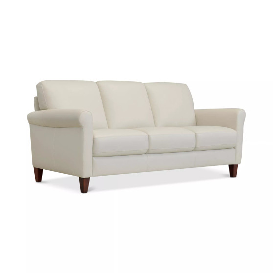 Kared 84" Roll Arm Leather Sofa, Created for Macy's