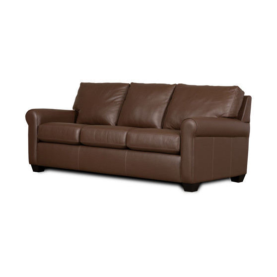 Savoy II 83" Leather Sofa
