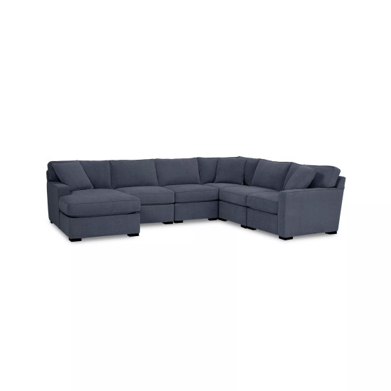 Radley Fabric 6-Pc. Chaise Sectional Sofa, Created for Macy's