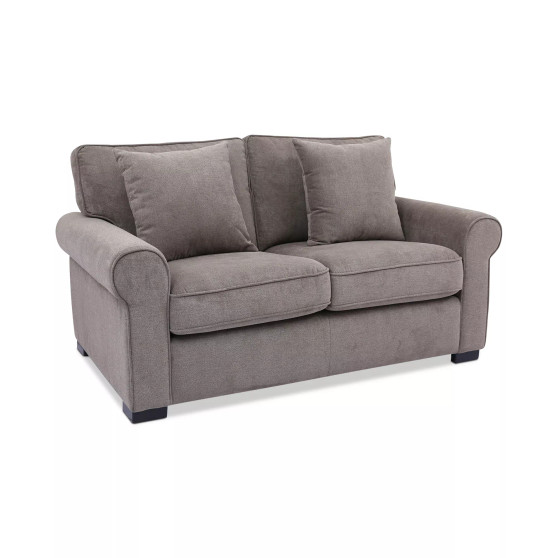Ladlow 65" Fabric Roll Arm Loveseat, Created for Macy's