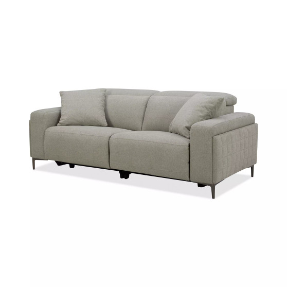 Adney 88" 2 Pc Zero Gravity Fabric Sofa with 2 Power Recliners, Created for Macy's