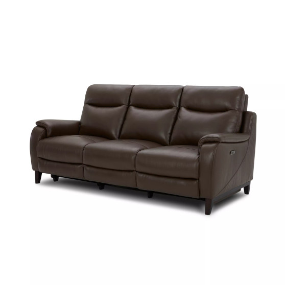 CLOSEOUT! Kolson 83" Leather Power Recliner Sofa, Created for Macy's