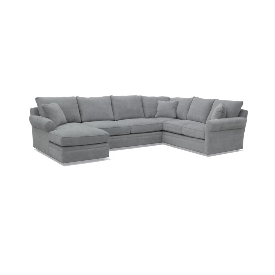 Zaniel 138" 3PC Fabric Sectional with Chaise, Created for Macy's