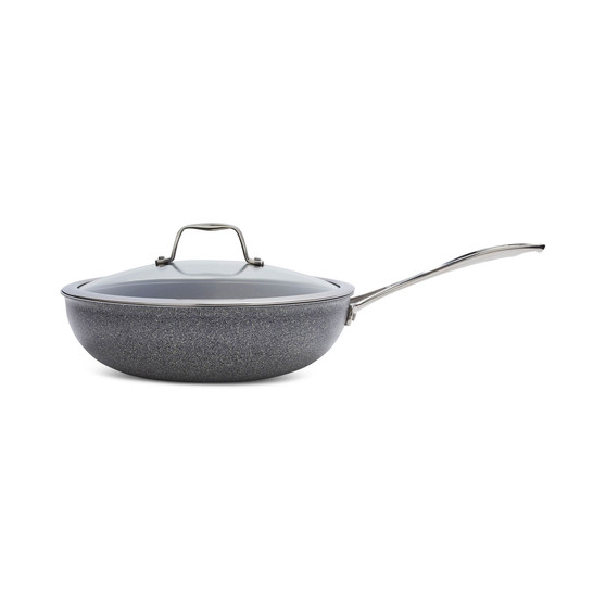 Capri Granitium 11" Aluminum Nonstick Perfect Pan & Lid