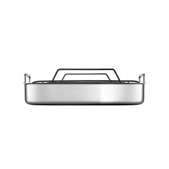 Stainless Steel Roasting Pan and Nonstick Cooking Rack