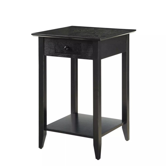 American Heritage 1 Drawer End Table with Shelf