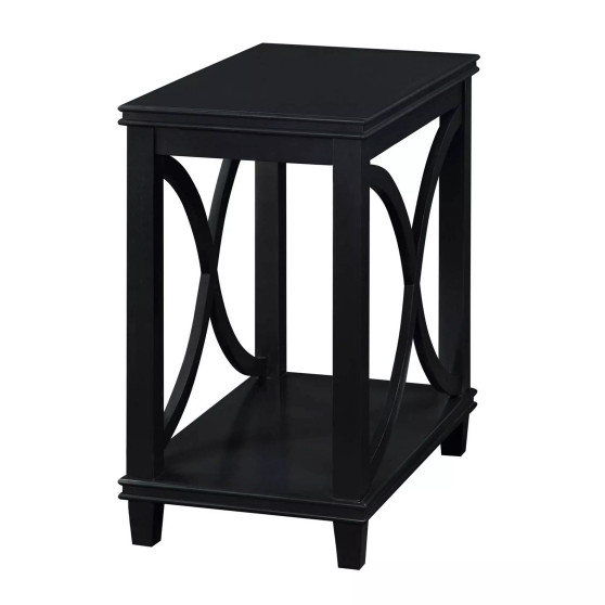 Florence Chairside End Table with Shelf