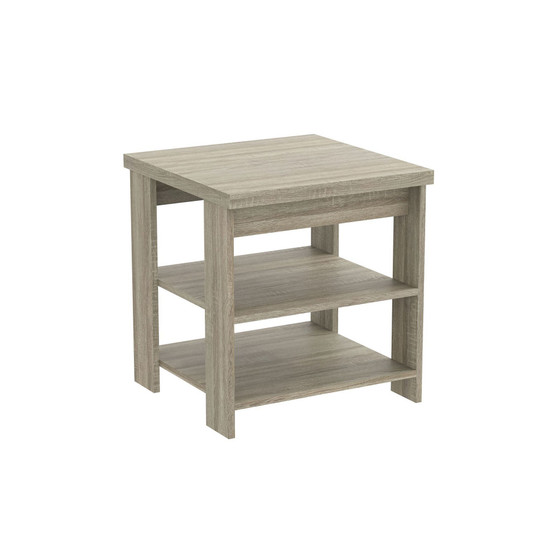 Inc Accent Table Square - 2 Shelves