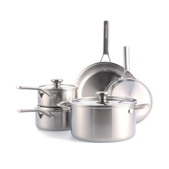 Stainless Steel 8-Piece Cookware Set