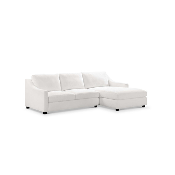 Garcelle 2 Piece Stain-Resistant Fabric Sectional