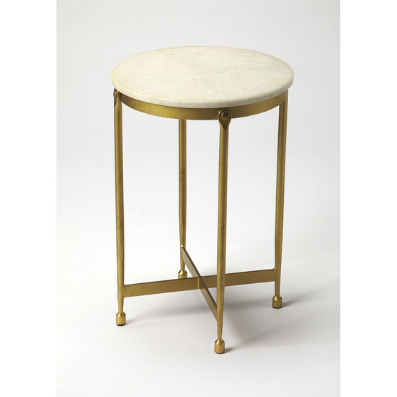 Butler Claypool Marble End Table