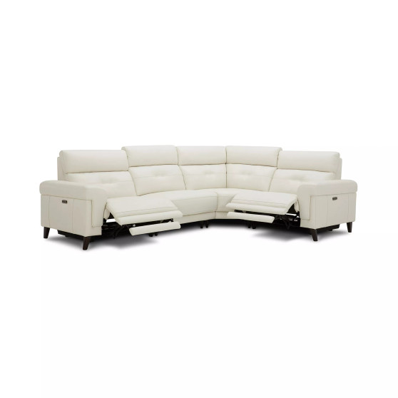 CLOSEOUT! Jazlo 4-Pc. Leather Sectional with 2 Power Recliners