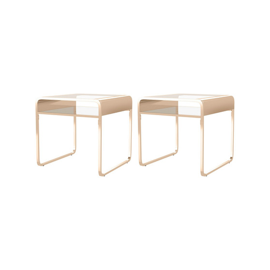 Elvord 1 Shelf End Table, Set of 2