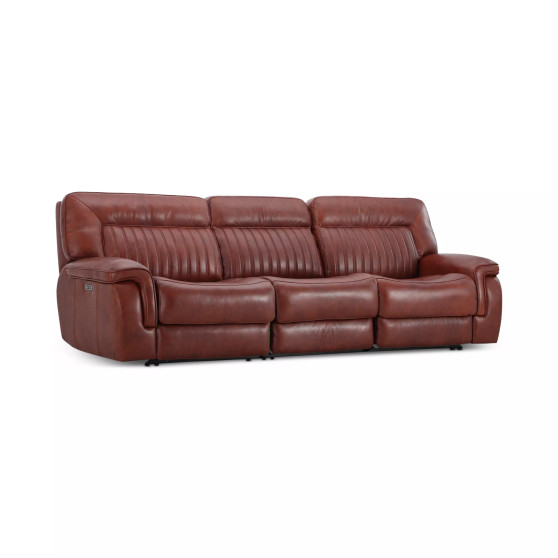 Thaniel 3-Pc. Leather Sofa with 2 Power Recliners