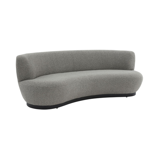 Stevie 89" Boucle Curved Back Sofa