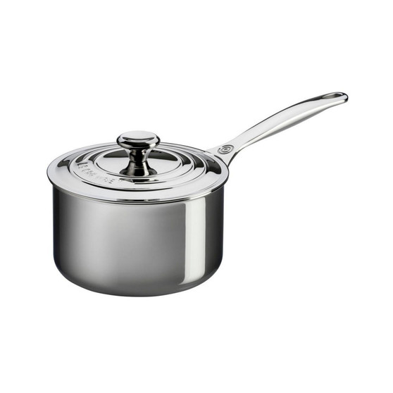 2 Quart Stainless Steel Saucepan with Lid