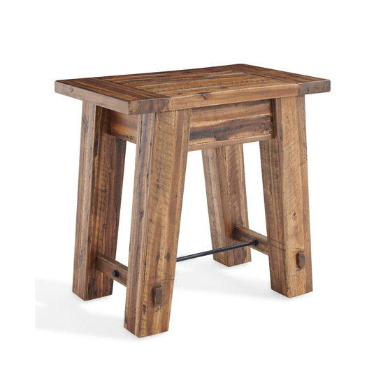 Durango Industrial Wood End Table