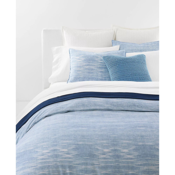 Kent Cotton-Linen Comforter Set, Full/Queen