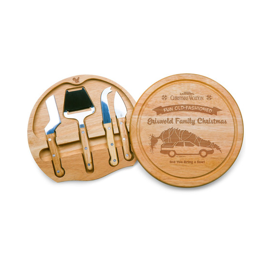 Christmas Vacation Circo 5 Piece Cheese Cutting Board Tools Set